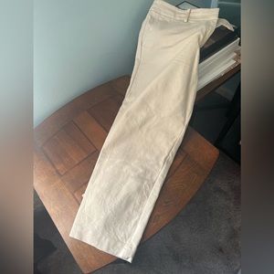 14P Petite Loft Riviera pants khaki